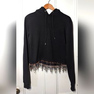 Opening Ceremony Bead Fringe Hoodie